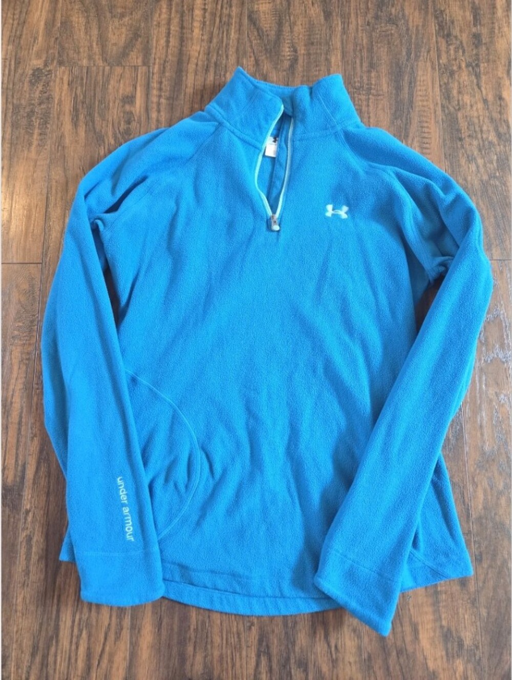 Under Armour 1/4-zip fleece pullover Womens Small Blue